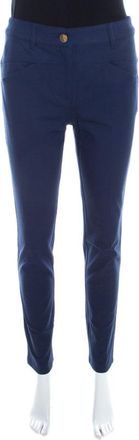 Escada Saphire Blue Stretch Denim Teresa Straight Leg Jeans