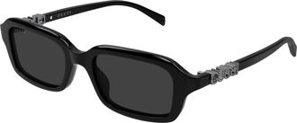 Gucci Grey Rectangular Ladies Sunglasses GG2152S 006 50