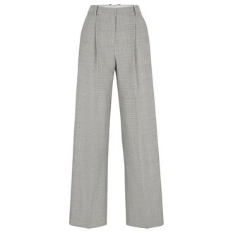 HUGO BOSS Dames/Dames Rechte Broek (Grijs)