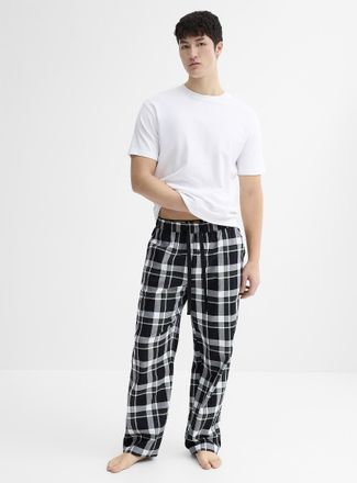 Cyberjammies Mens Winter-check flannel pyjama pant