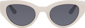 Kurt Geiger 52mm Cat Eye Sunglasses in Ivory Milky at Nordstrom Rack