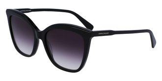 Longchamp LO729S 001 Womens Sunglasses Black Size 55