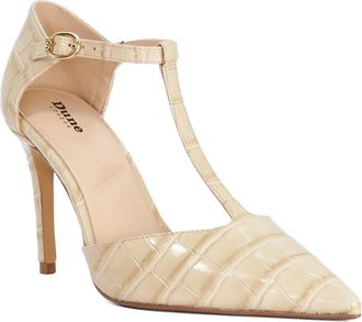 Dune London Womens Ladies Castered - Pointed Toe Stiletto Heels - Blush Suede - Size UK 5