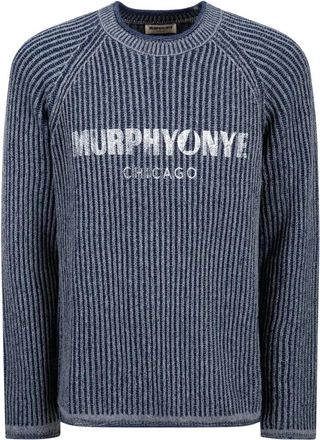 Murphy & Nye Round-neck Truien - Heren - Ronde hals truien - Blauw - XL - Truien & Vesten