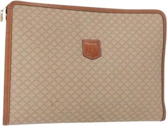 Celine Pre-owned Clutches, female, Beige, Size: ONE SIZE Pre-owned Vintage Clutch