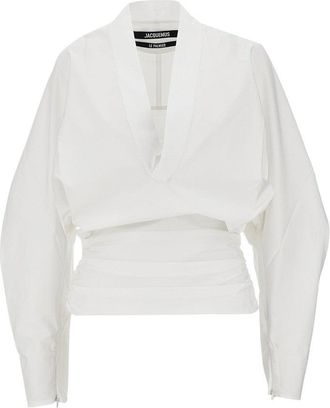 Jacquemus Colombe poplin shirt Woman 38