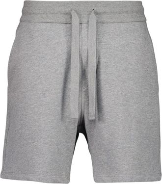 Majestic Filatures Grijze Katoenen Casual Shorts - Heren - Korte Broeken - Grijs - M - Katoen - Korte Broeken