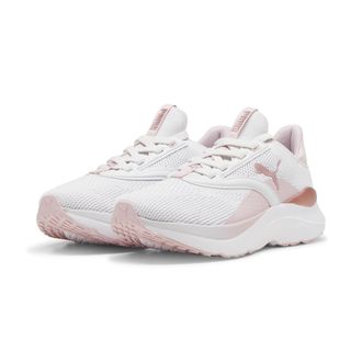 Puma Trainingsschuh PUMA SOFTRIDE MAYVE WNS, Damen, Gr. 37,5, grau (feather gray, mauve mist, rose gold), Textil, Schuhe Trainingsschuh