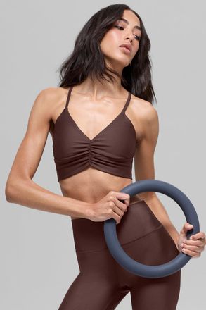 Alo | Airlift Divine Bra in Brownstone, Size: Medium