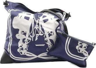 Herm&egrave;s Borsa a spalla Brides Gala in pelle 2019 - Blu