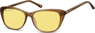 Montana Eyewear MS42 MS42D Womens Sunglasses Brown Size 54