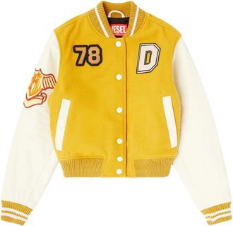 Diesel L-Real-Cp jack met geborduurde feniks - Geel