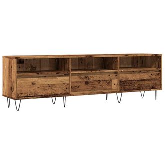 Berkfield Home TV Cabinet Old Wood 150x30x44.5 cm Engineered Wood in Brown