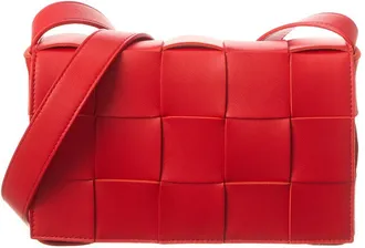 Bottega Veneta Cassette Maxi Intrecciato Leather Crossbody