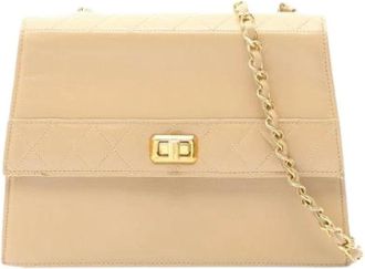 Chanel Pre-owned Matelasse Shoulder Bag - - Pre-owned - Donna - Beige - ONE SIZE