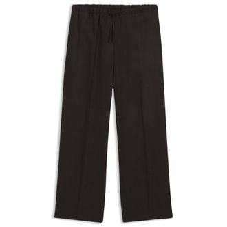 BOSS BY BECKHAM relaxed-fit linen pants