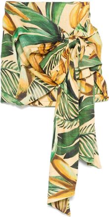 Farm Rio Bananart mini skirt - Yellow