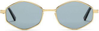 L.G.R Tigray 6450 Mens Sunglasses Gold Size 53