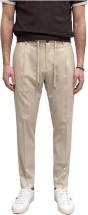 Be Able Pantalone Riccardo - Heren - Chinos - Beige - W33 - Wol - Broeken