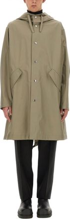 Jil Sander Slate Green Parka Hood Jacket