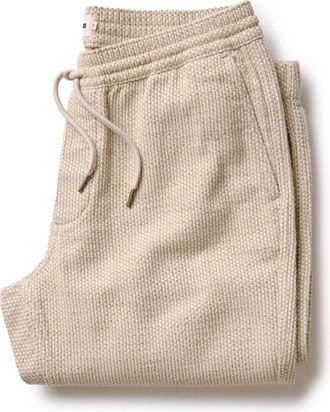 Taylor Stitch The Apres Pant in Natural Sashiko
