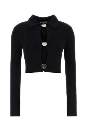 Jil Sander Black Wool Cardigan