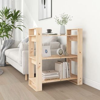 vidaXL Vidaxl - Estanter&iacute;a/divisor De Espacios Madera Maciza Pino 80x35x91 Cm