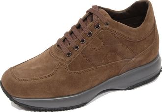 Hogan Interactive Allacciato - Heren - Sneakers - Bruin - 40 1/2 EU - Leer - Schoenen