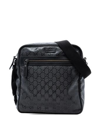 Gucci 2016-2025 GG Imprime crossbody bag - Nero