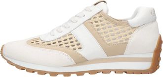 Ralph Lauren Schoenen, Dames, Veelkleurig, 39 EU, Leer, Dani Low Top Lace Sneakers