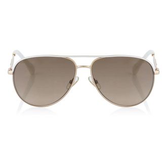 Jimmy Choo London Pilotenzonnebril - Dames - Accessoires - Geel - Maat: ONE Size