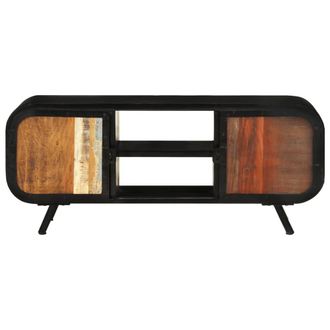 Berkfield Home TV Cabinet 110x30x45 cm Solid Reclaimed Wood | Size: 110 x 30 x 45 cm