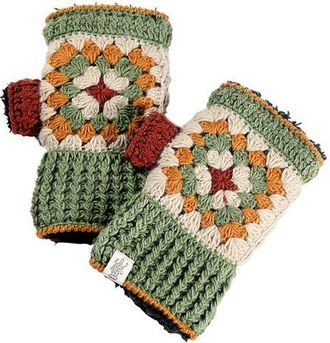 Nirvanna Designs Ryan Handwarmers in Light Olive at Nordstrom