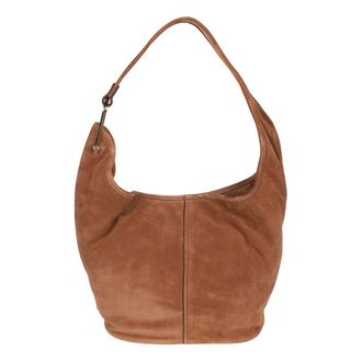 Michael Kors Tassen, Dames, Bruin, ONE Size, Stijlvolle Hobo Schoudertas