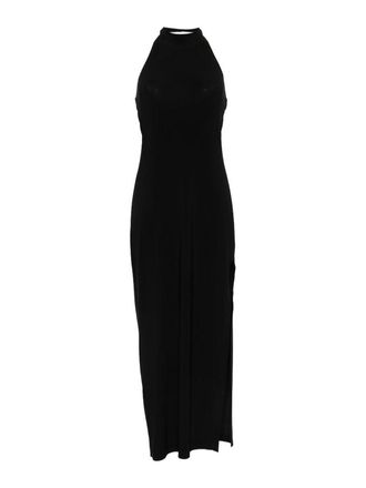 Norma Kamali Side Slit Long Dress