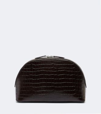 A.Emery Clutch Halloran de piel grabada
