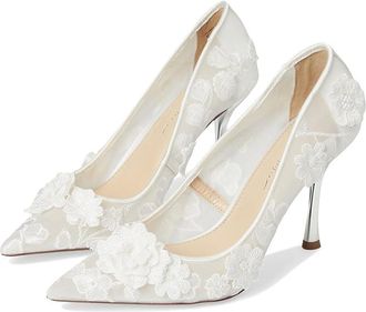Blue by Betsey Johnson Aimey High Womens Heels Ivory : 7.5 M, Leather/Rubber