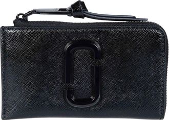 Marc Jacobs Snapshot Dtm Top Zip Multi Wallet - Dames - Portefeuilles - Zwart - ONE Size - Leer - Accessoires