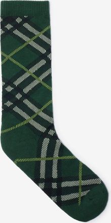 Burberry Check Cotton Blend Socks