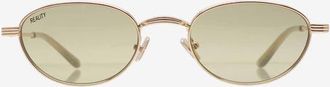 Reality Eyewear Promised Land Sunglasses in Gold Olive at Nordstrom