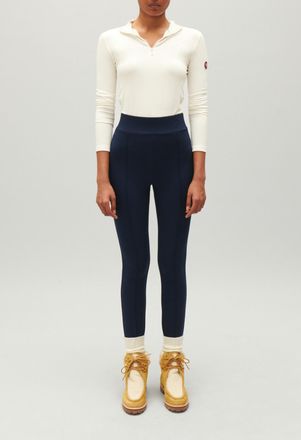 Claudie Pierlot Legging fuseau maille marine