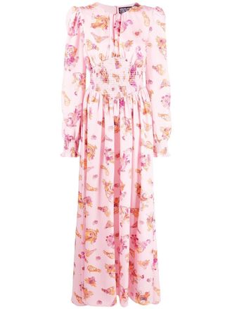 Versace Jeans Couture Abito a maniche corte - Rosa