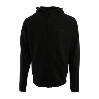 HUGO BOSS Hoodies & sweatvesten, Heren, Zwart, XL, Polyester, Sicon Active Zip-through