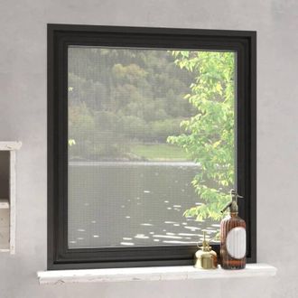 OEM Mosquitera Magn&eacute;tica Para Ventana, Color Antracita, 120x140 Cm, Instalaci&oacute;n R&aacute;pida Y Segura