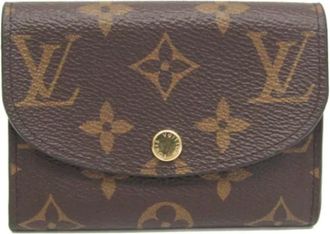 Louis Vuitton Pre-owned Wallets, female, Brown, Size: ONE SIZE Pre-owned Canvas Wallet