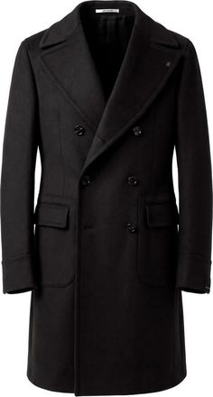 Tagliatore Abrigo cruzado Carlo - Coats - Hombre - Negro - XL