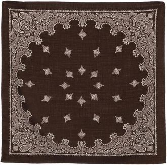 Destin Destin - Judy Sjaal - Heren - Accessoires - Bruin - Maat: ONE Size Zijde