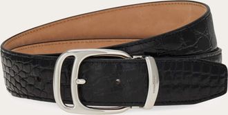 Ferragamo Uomo Cintura regolabile Nero