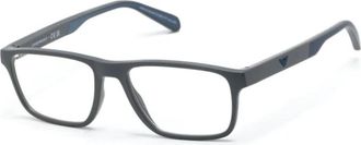 Emporio Armani Optical Frame - Heren - Brillen - Grijs - 56 MM - Accessoires