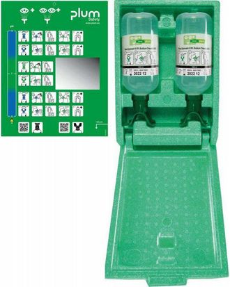 Plum Plum - Estaci&oacute;n De Lavado De Ojos Duo (2 Viales De 1000 Ml De Pared)